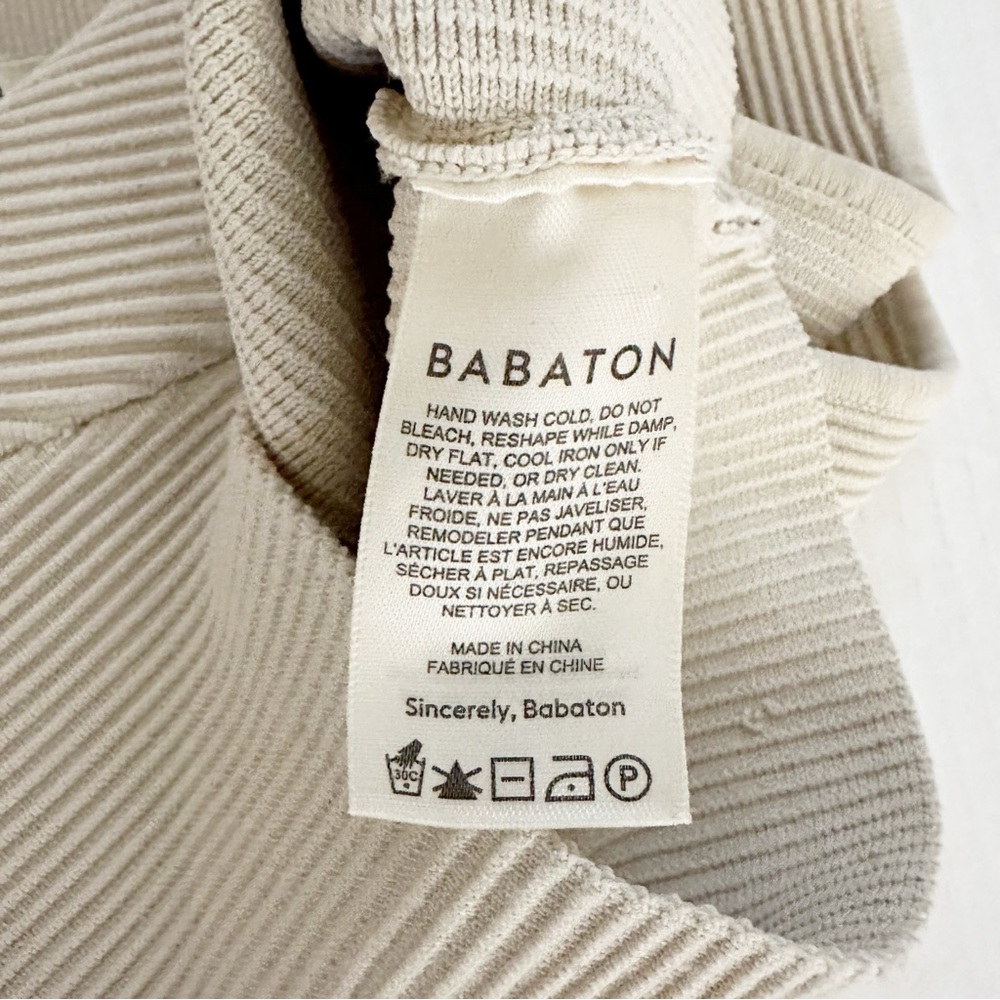 Babaton by Aritzia Rory Sculpt Ribbed Knit Racer Cropped Tank Top Size XS - Picture 6 of 8